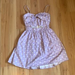 Lavender polka dot Sun Dress